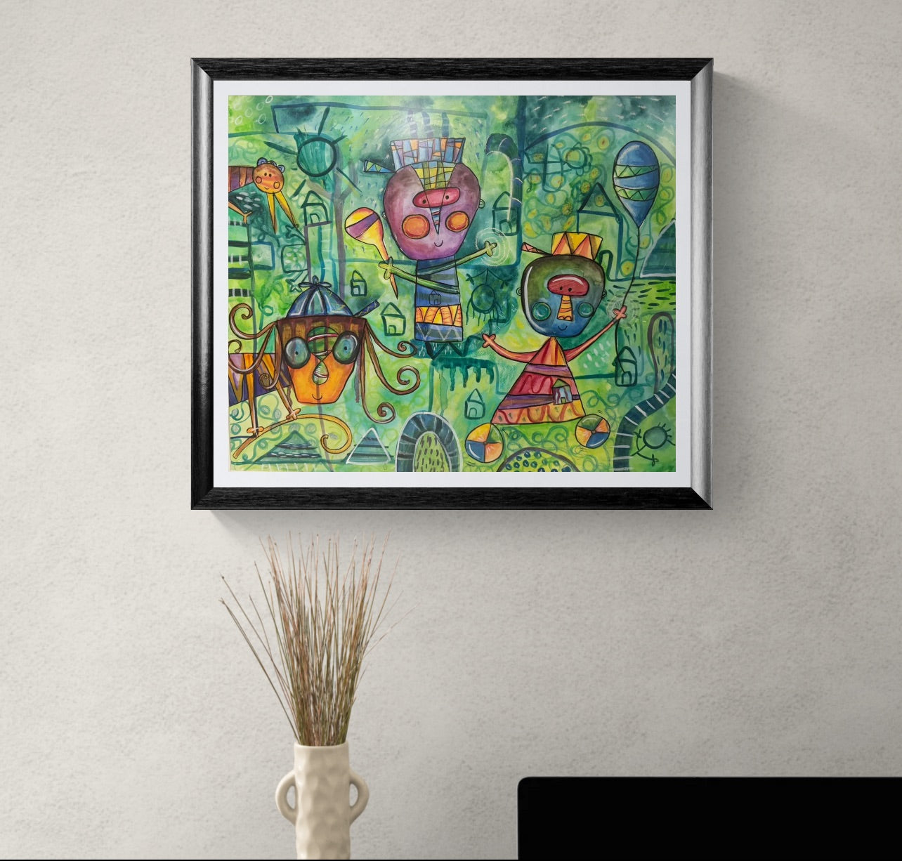 Obras de Arte Original - Maraquero en el Parque