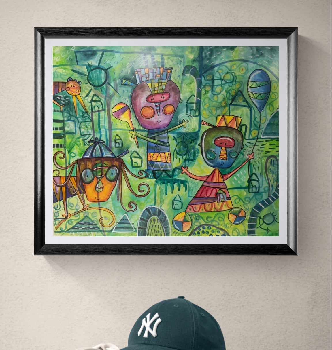 Obras de Arte Original - Maraquero en el Parque