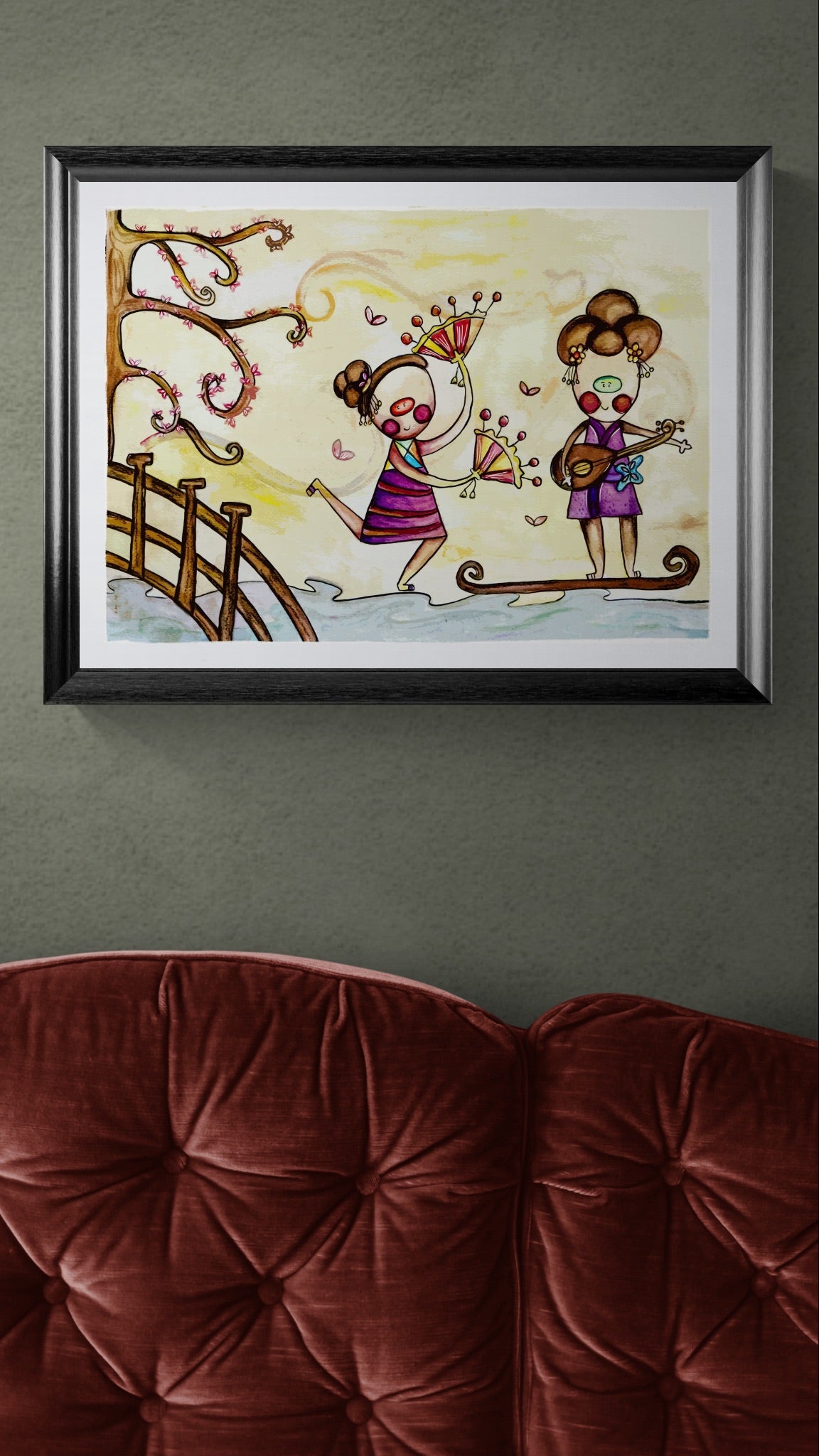 Obras de arte Original - Las Pequeñas Gueishas