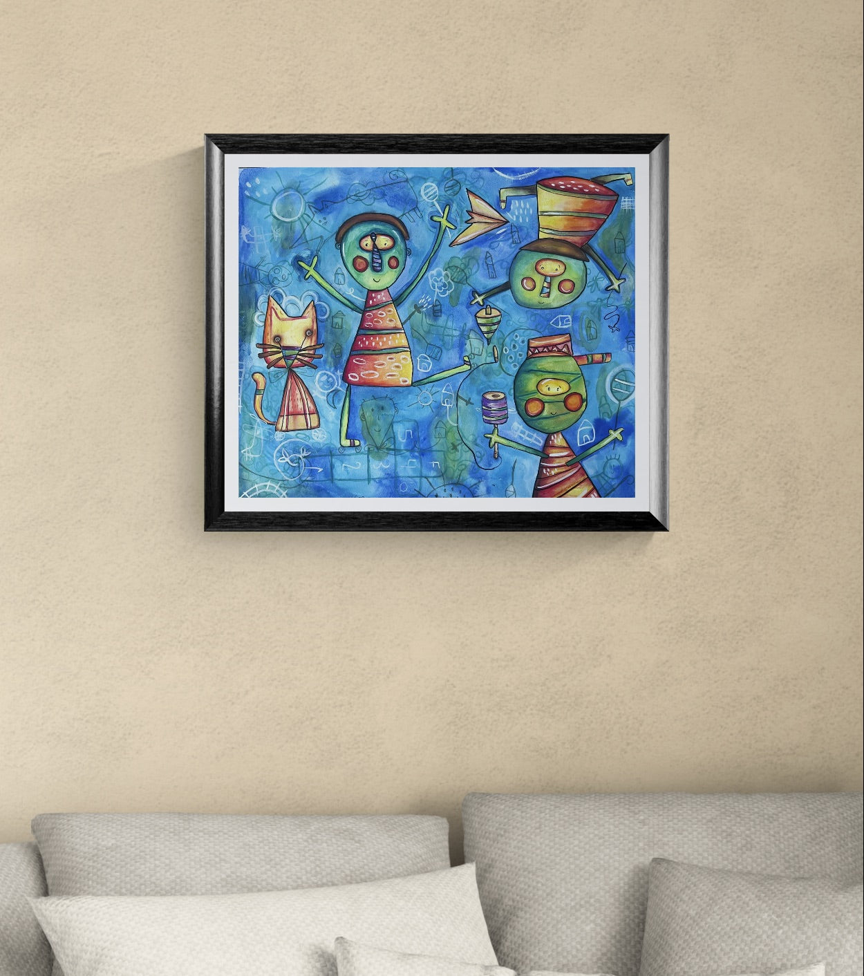 Obra de Arte Original -El avioncito