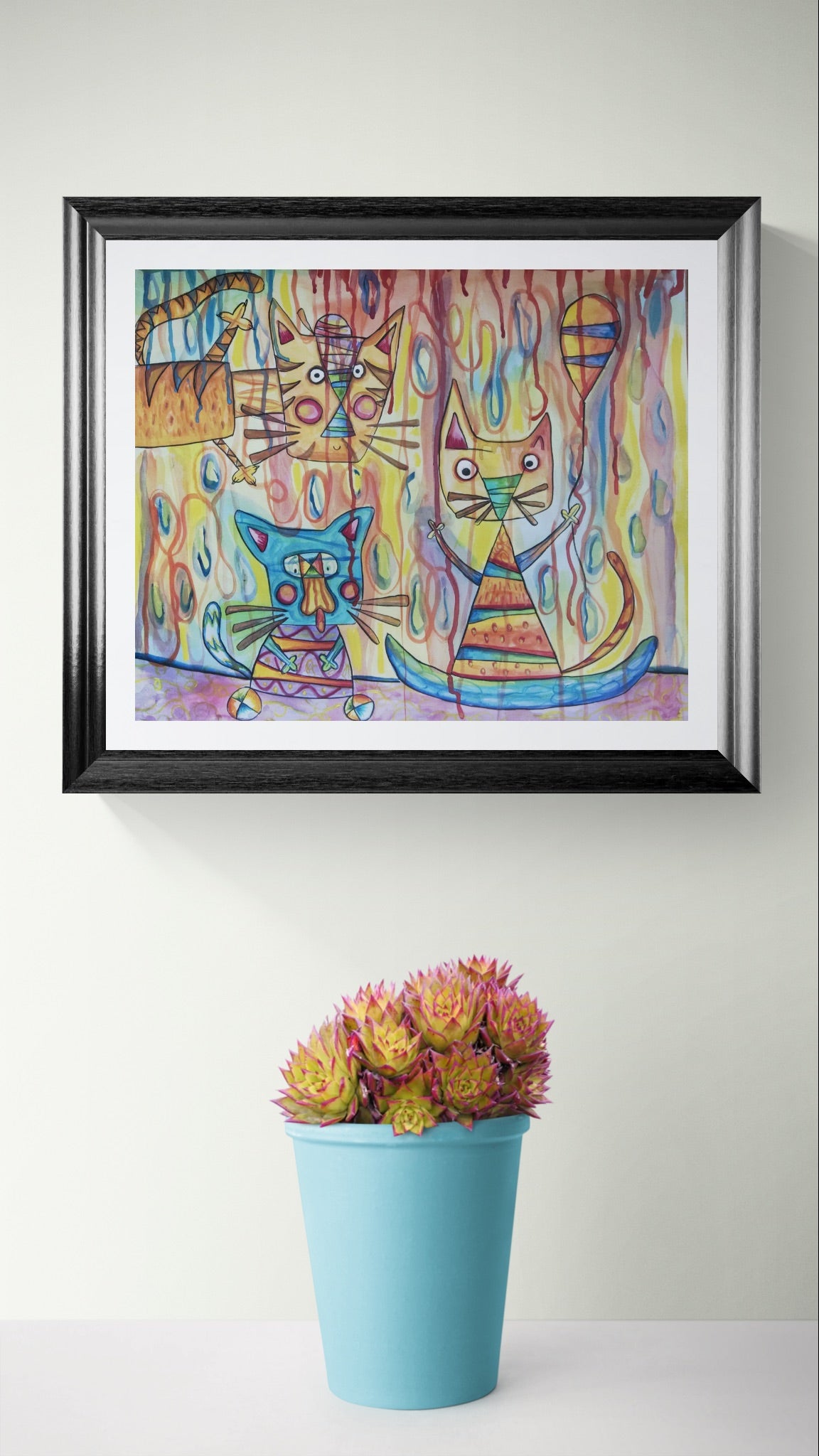 Obra de Arte Original - Los tres Chatons
