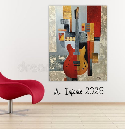 Obra de arte original - Guitarra
