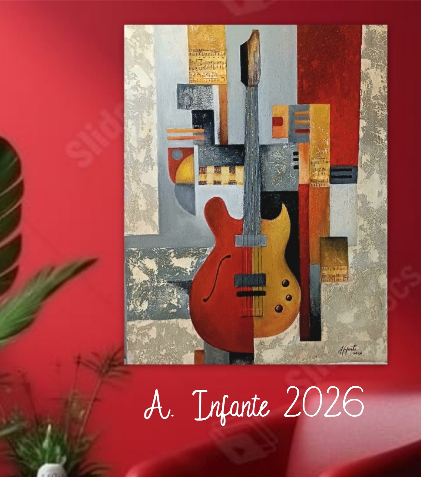 Obra de arte original - Guitarra