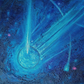 Cuadro al óleo - Cometa