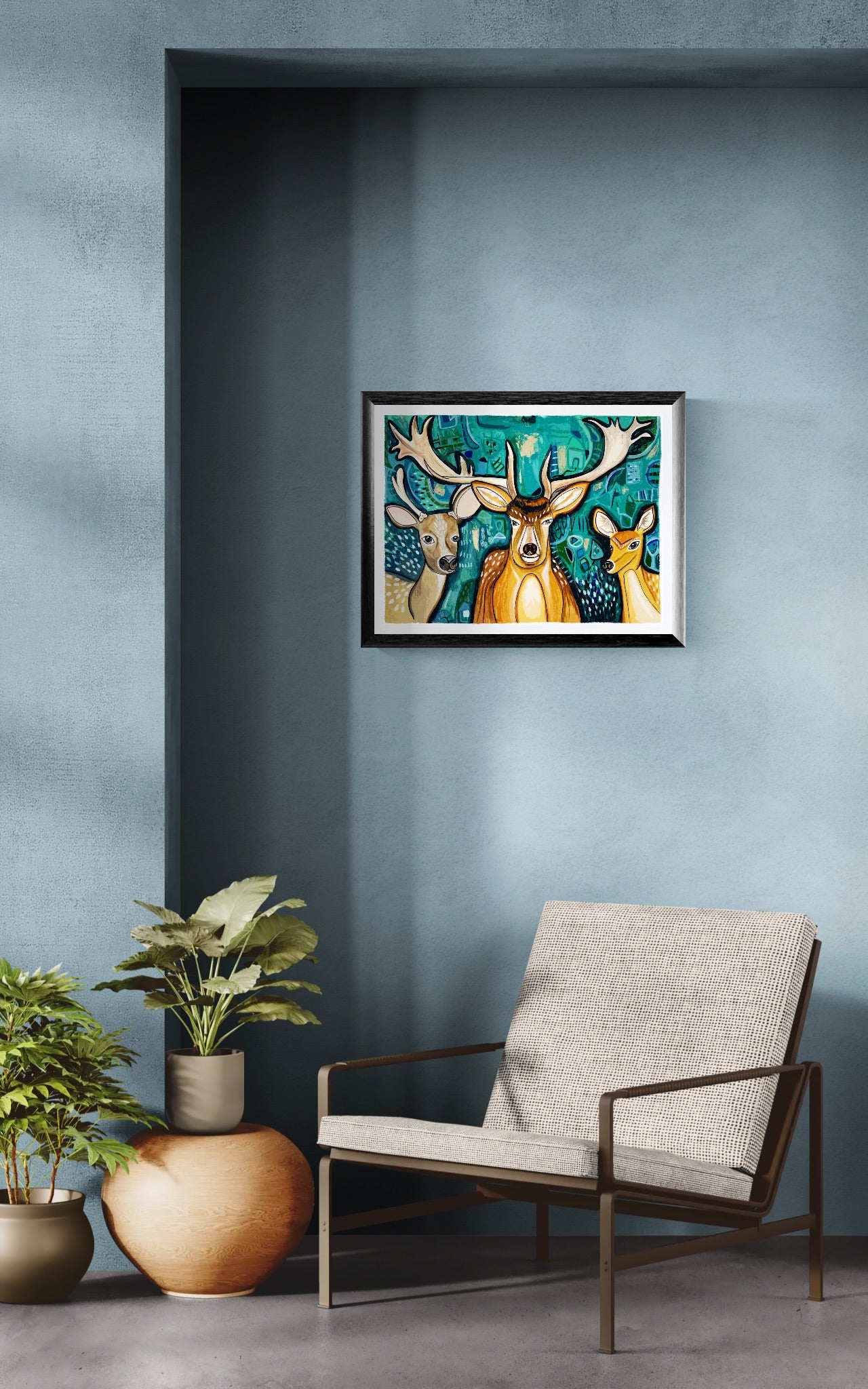Obras de Arte Original - Queridos Venados