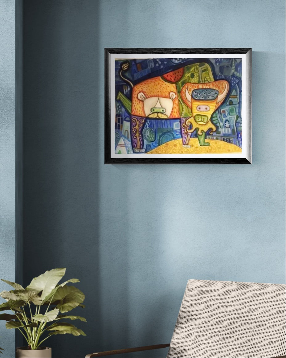 Obra de Arte Original - El Bufalito