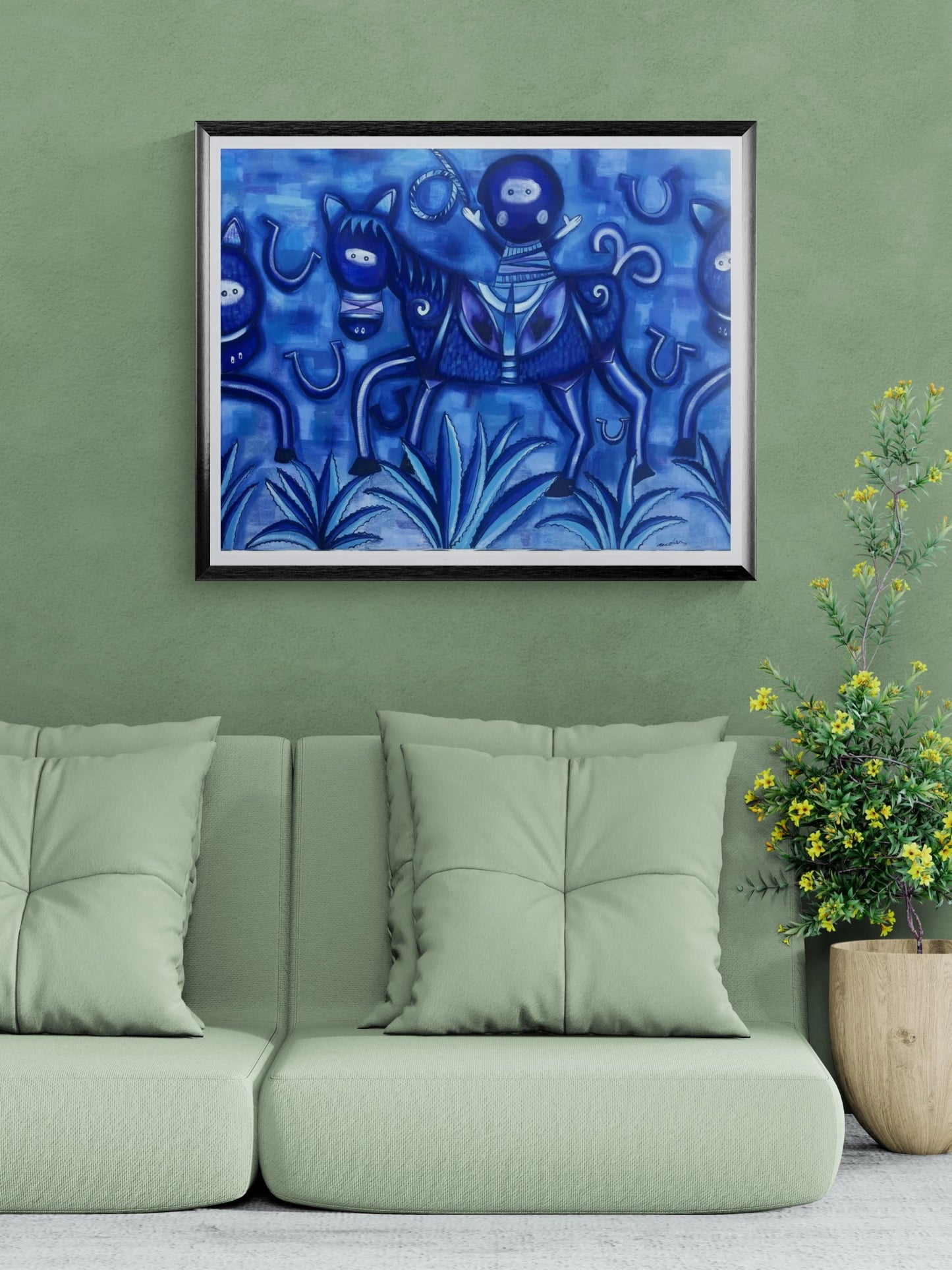 Obra de Arte Original - El Guardian del Agave
