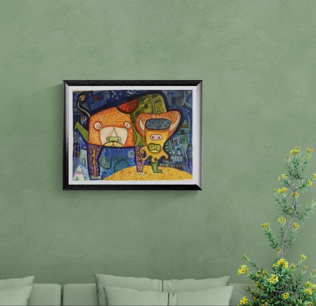 Obra de Arte Original - El Bufalito