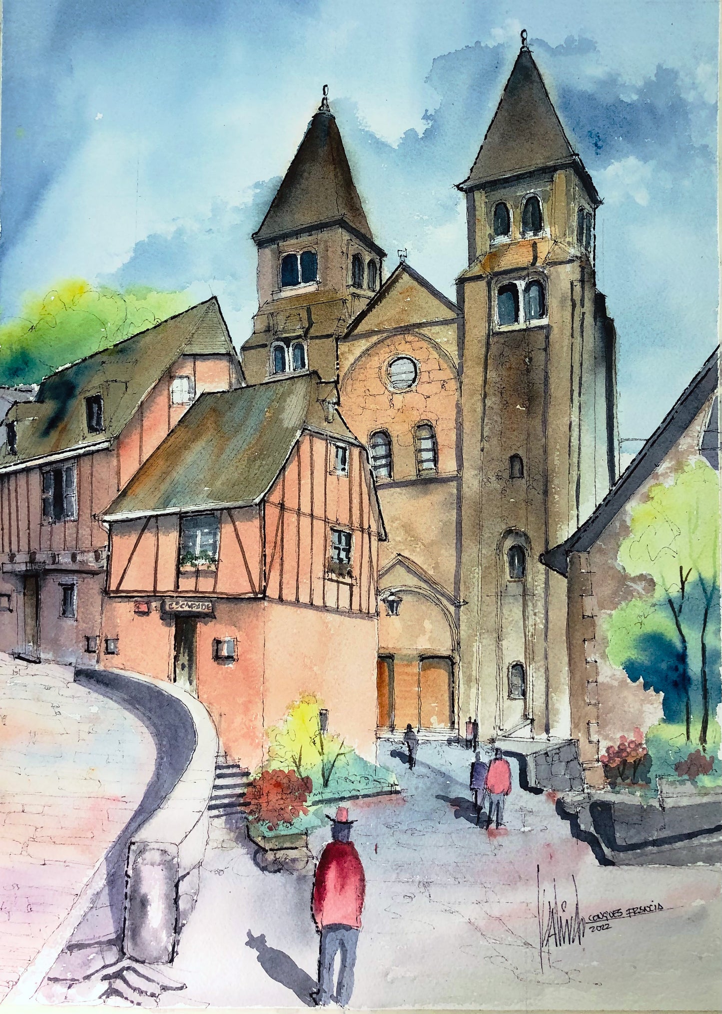 Conques, Francia.