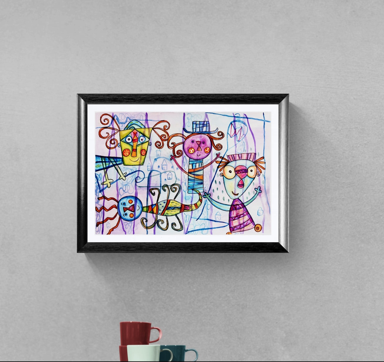 Obra de Arte Original - Purple illusion