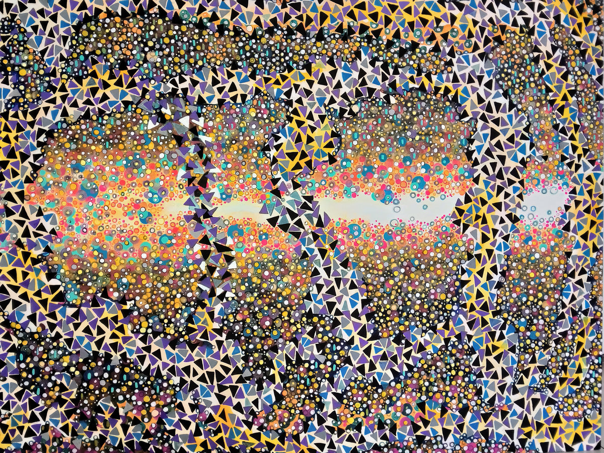 Cuadro Abstracto Contemporáneo- Quantum 44