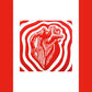 Corazón psicodélico (Rojo)