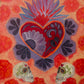 Corazón en cempasúchitl