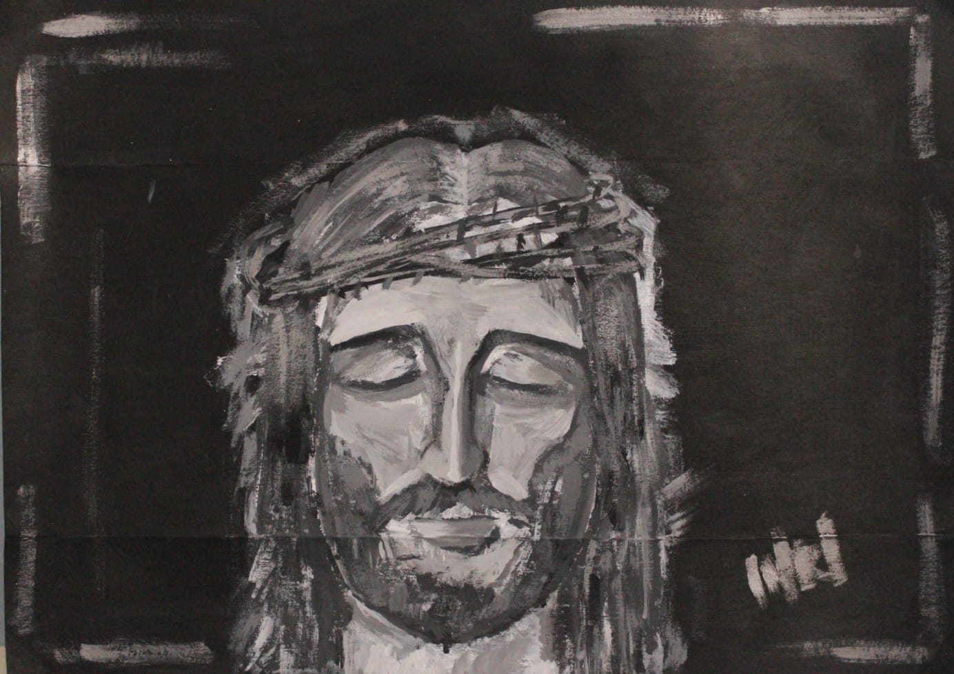 Pintura acrílica - Contemplación