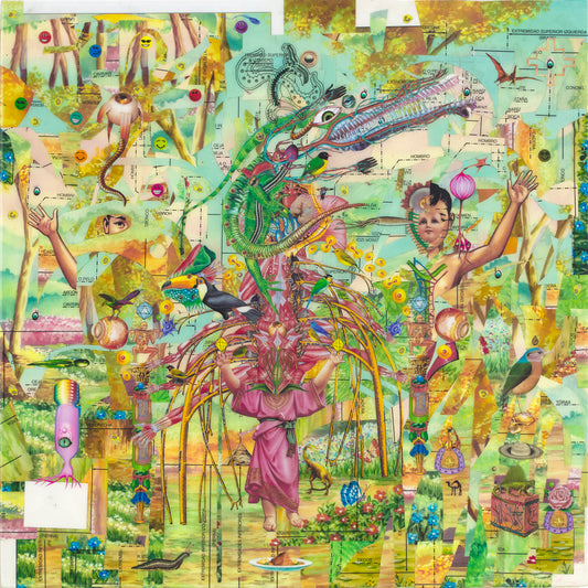 Obra de arte original - De la carne emplumada florecieron los sueños