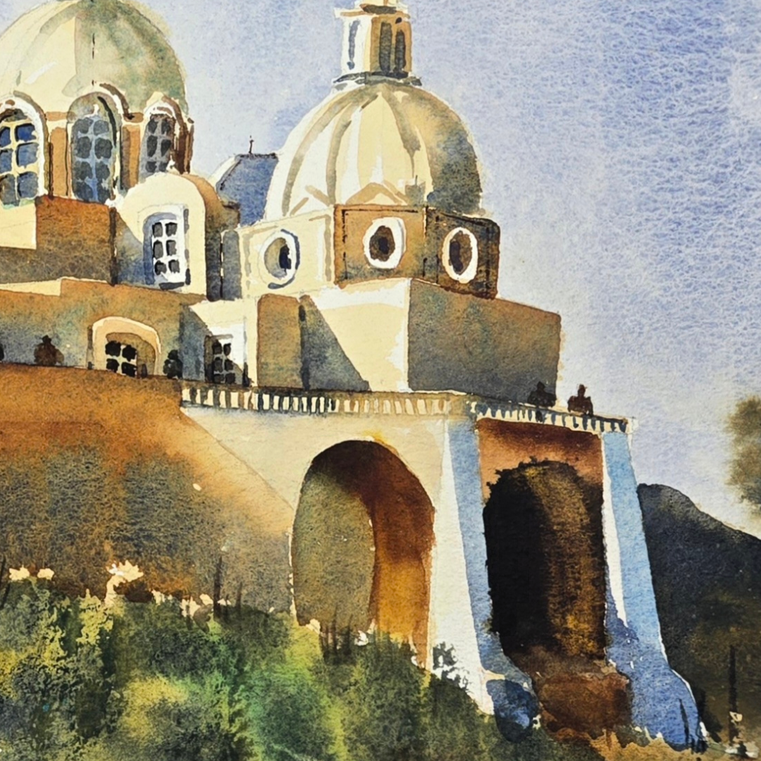 Obra de arte original -  Luz dorada sobre Cholula
