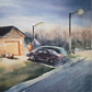Obra de arte original - A night in Goshen Indiana