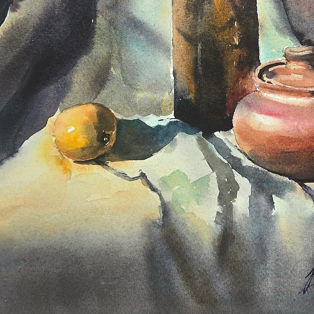 Obra de arte original - Diálogo en terracota y vidrio
