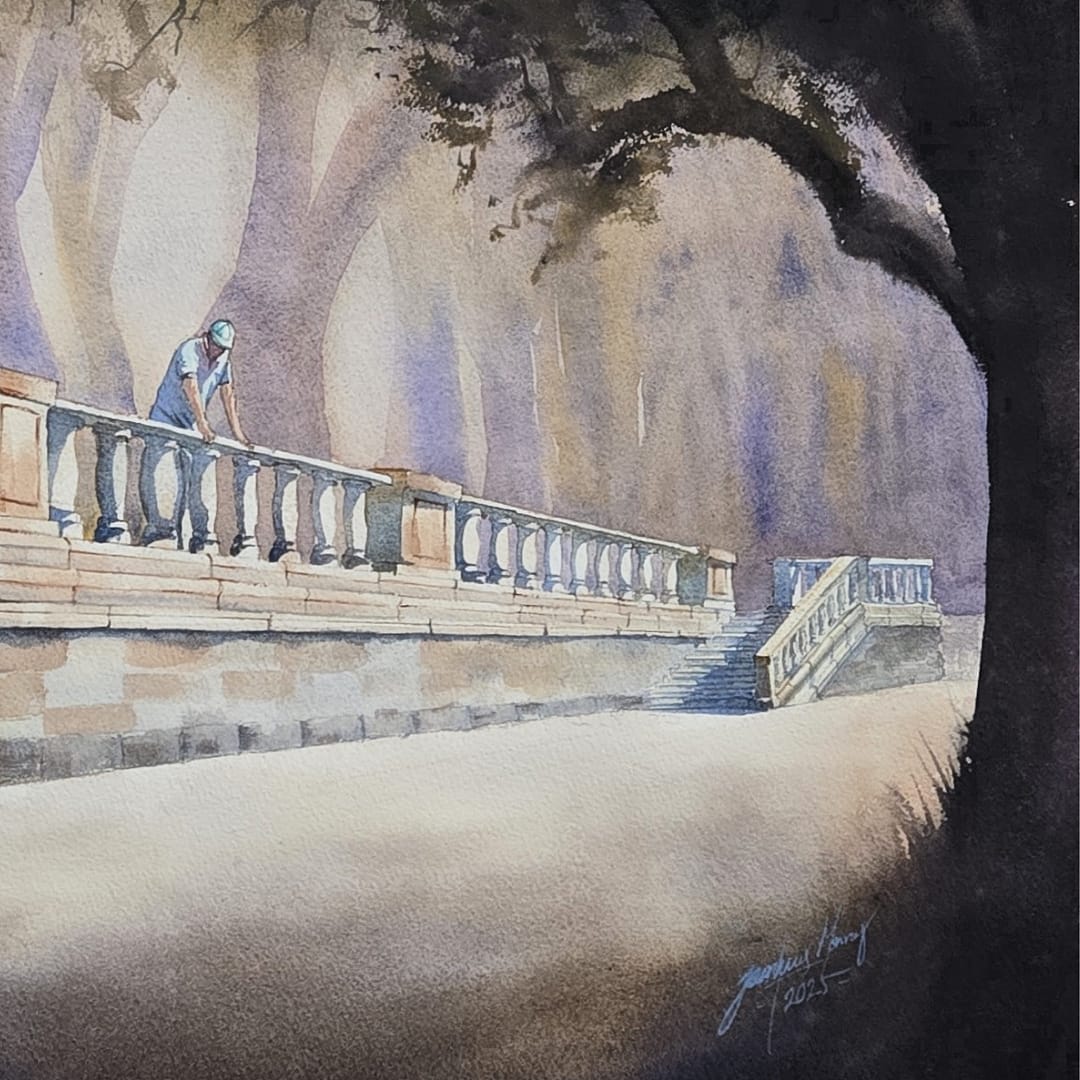 Obra de arte original - Plein Air en Chapultepec
