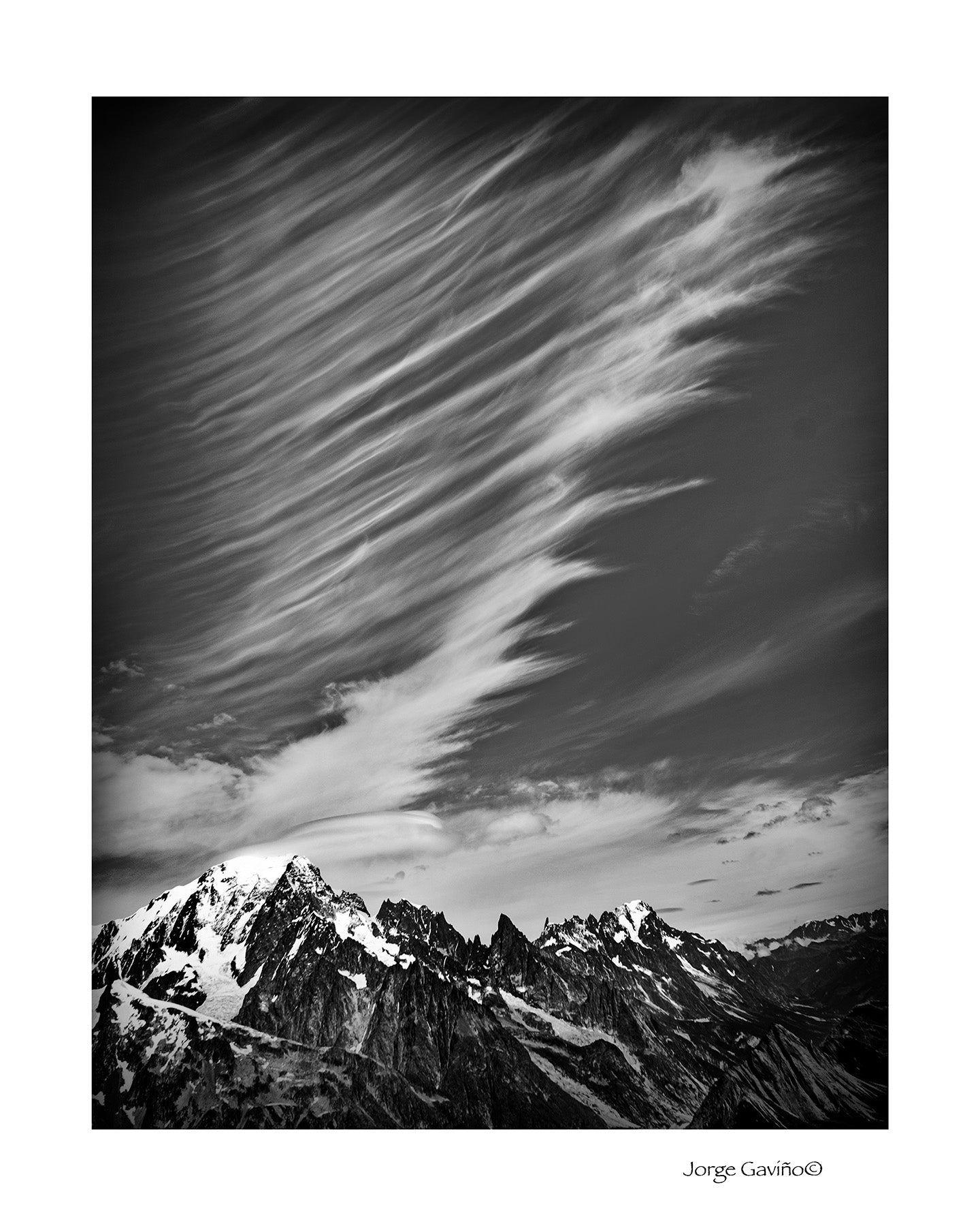 Brochazo en los Alpes