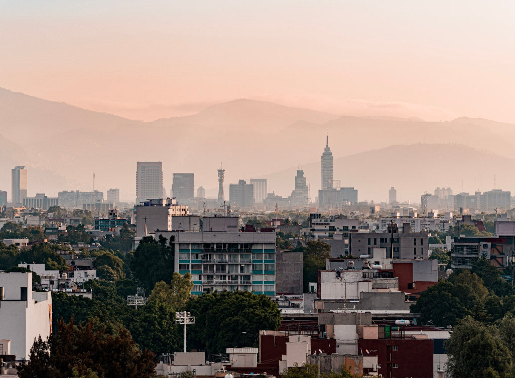 Fotografía decorativa - Amanecer en Ciudad de México