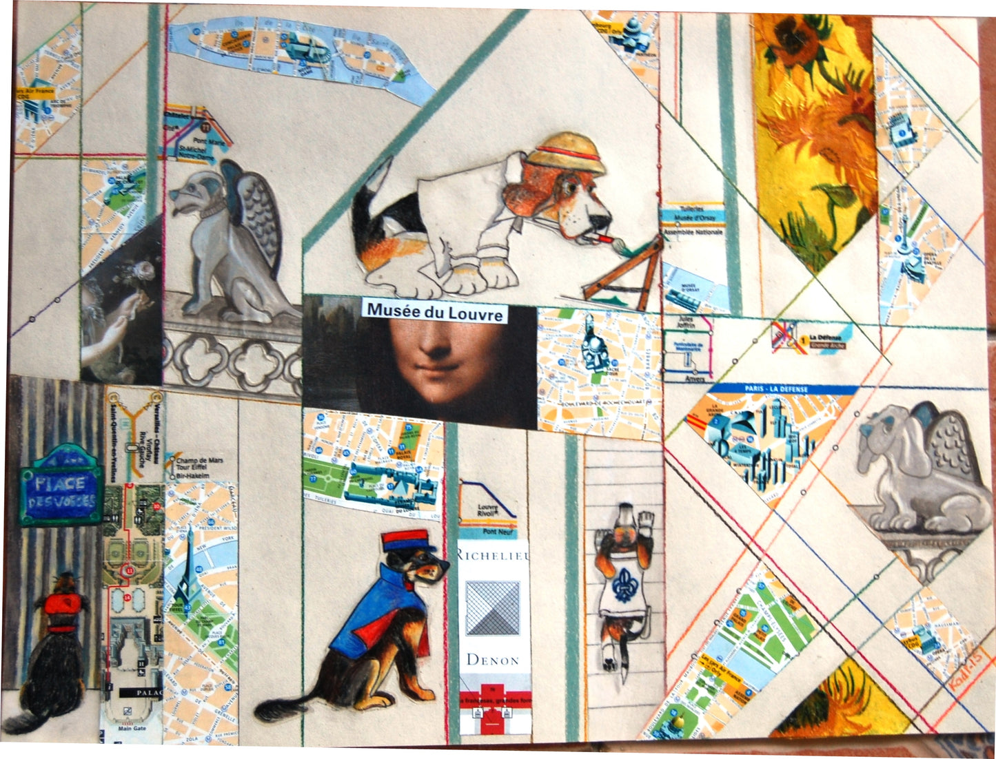 Obra original- Nacho y Francois en París