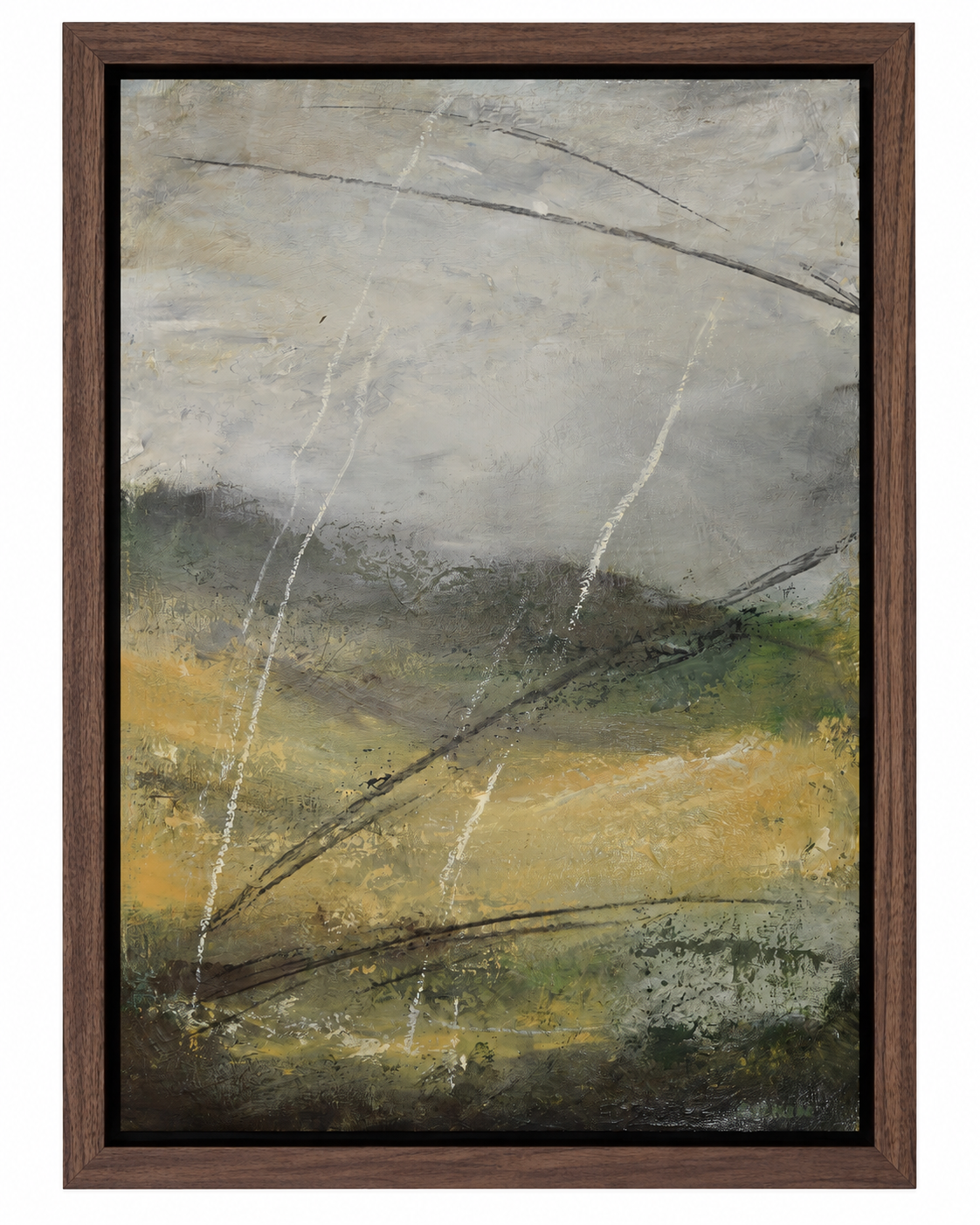 Pintura acrílica - Dentro de la tierra