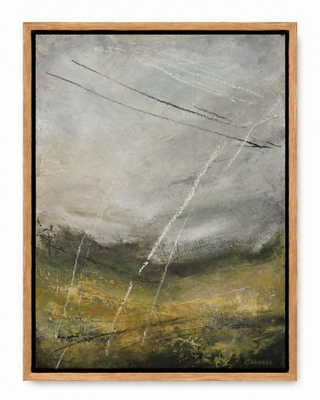 Pintura acrílica - Dentro de la tierra