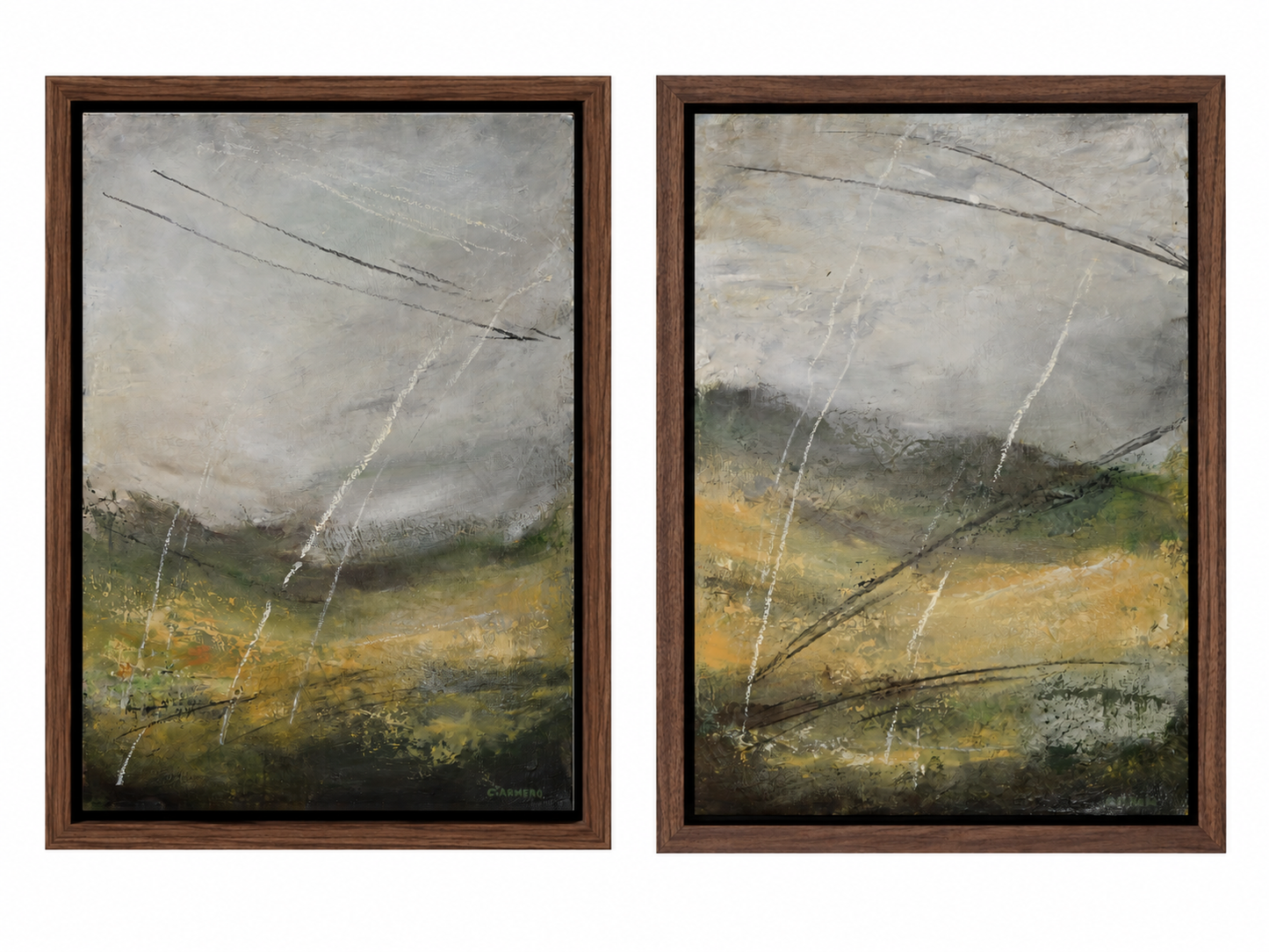 Pintura acrílica - Dentro de la tierra