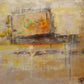 *Mirada Nostálgica* utiliza la técnica mixta con encaústica para evocar una sensación de introspección y melancolía. La paleta suave y las formas difusas sugieren recuerdos vagos y fragmentados. La textura rica de la encaústica refuerza la idea de la memoria atemporal y el paso del tiempo.

