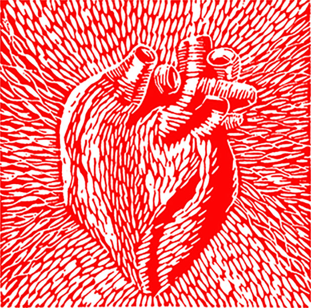 El corazón (Rojo)