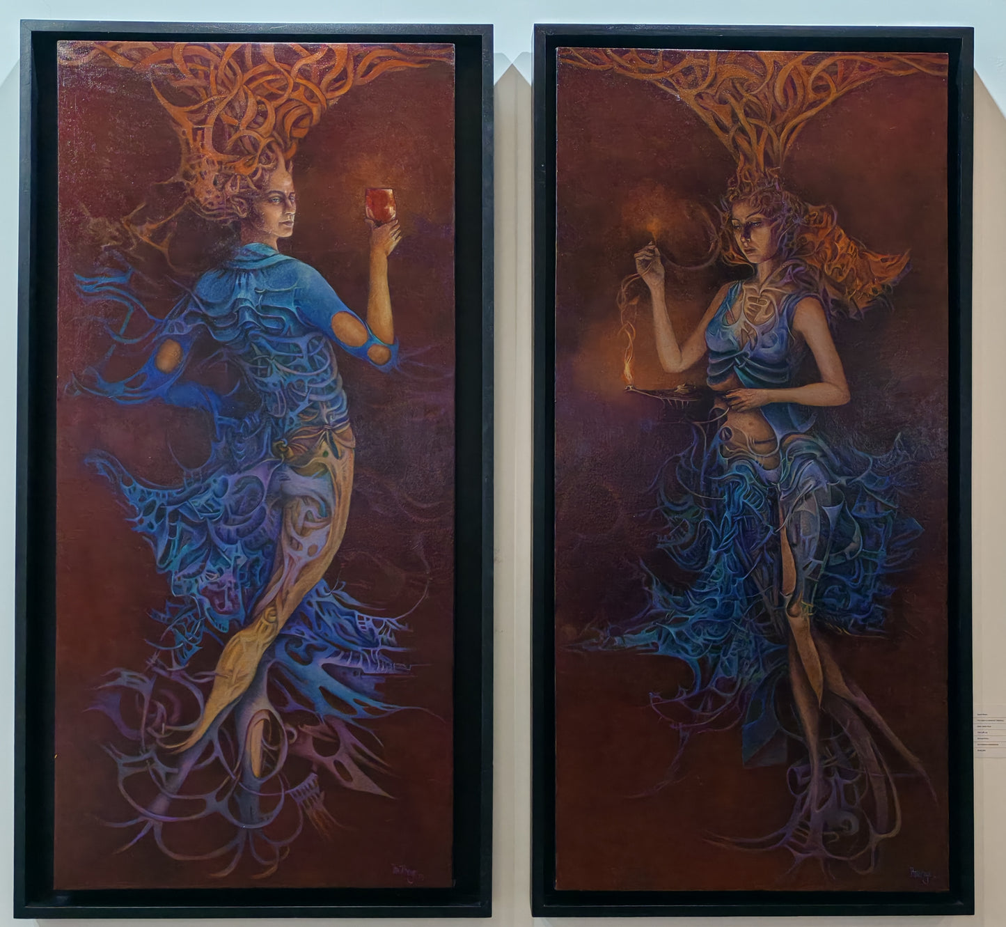 Obra de arte original - Díptico "Celebración de la luz"