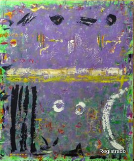 Pintura Abstracta - El Estanque
