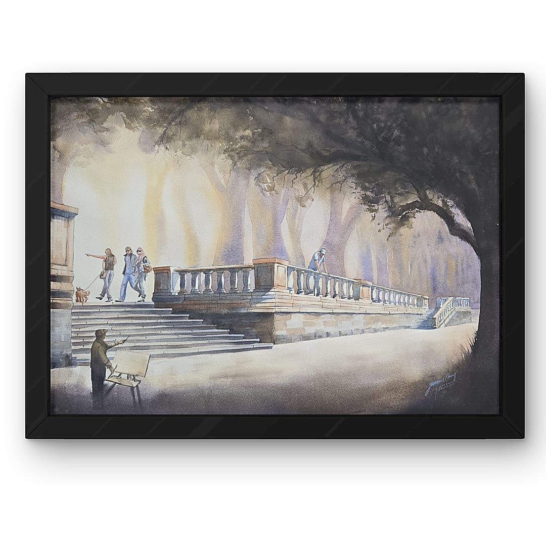 Obra de arte original - Plein Air en Chapultepec