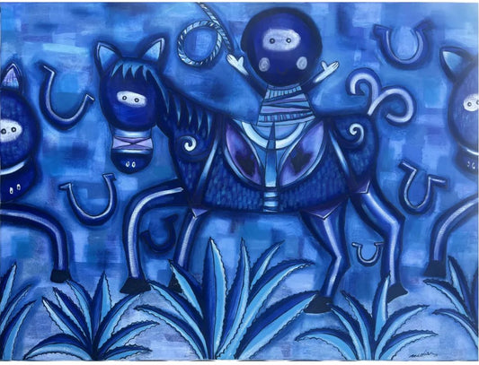 Obra de Arte Original - El Guardian del Agave