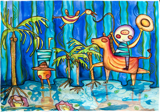 Obra de Arte Original - El Vaquerito