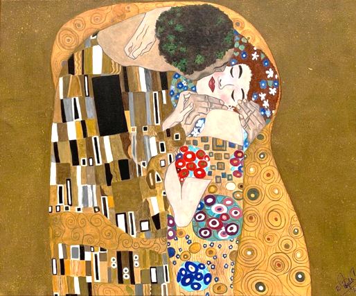 El beso (Detalle)