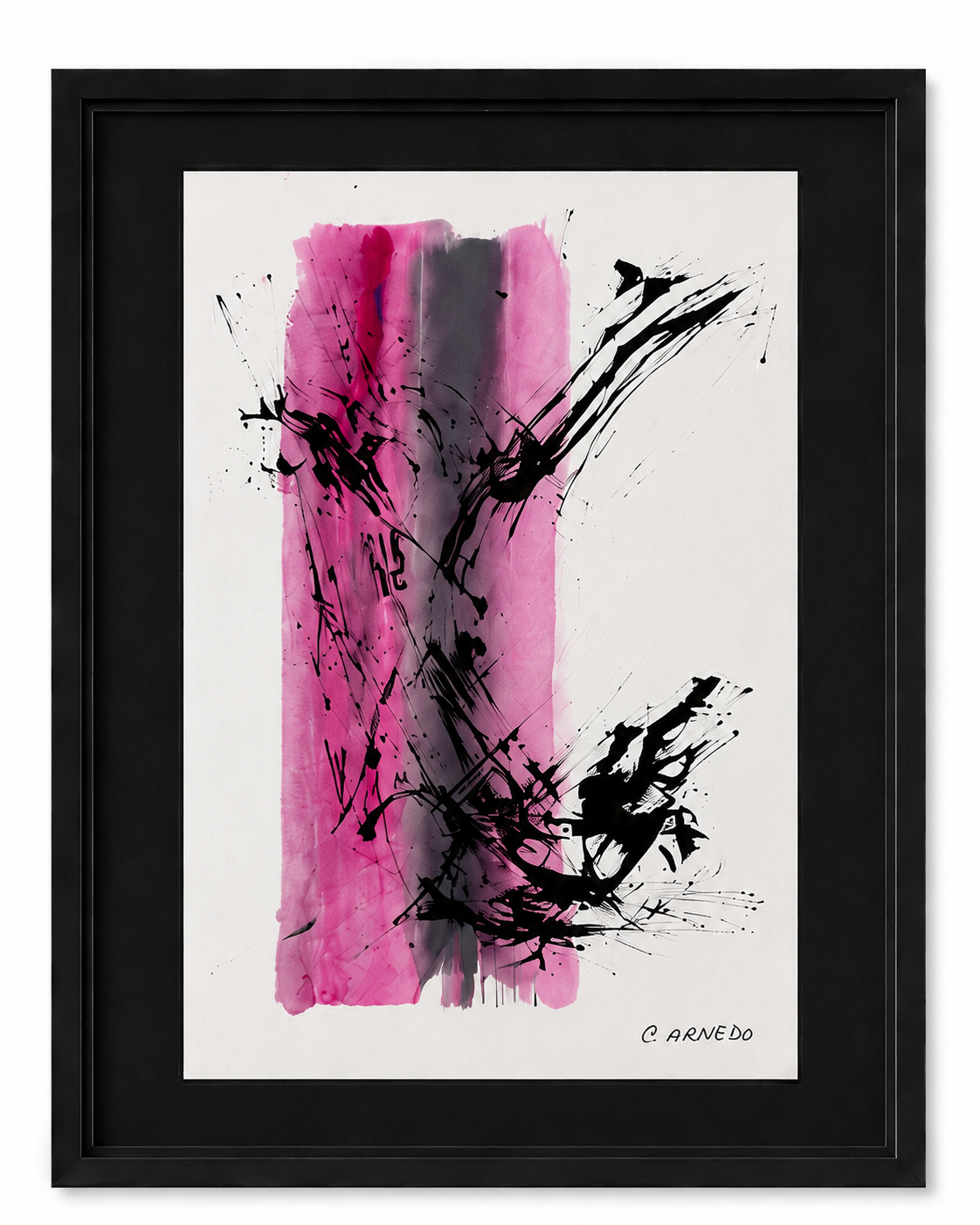 Pintura acrílica - El fuego igual al hielo