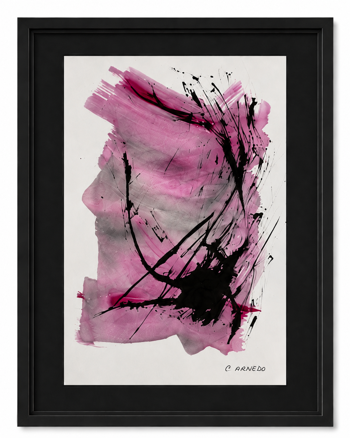 Pintura acrílica - El fuego igual al hielo