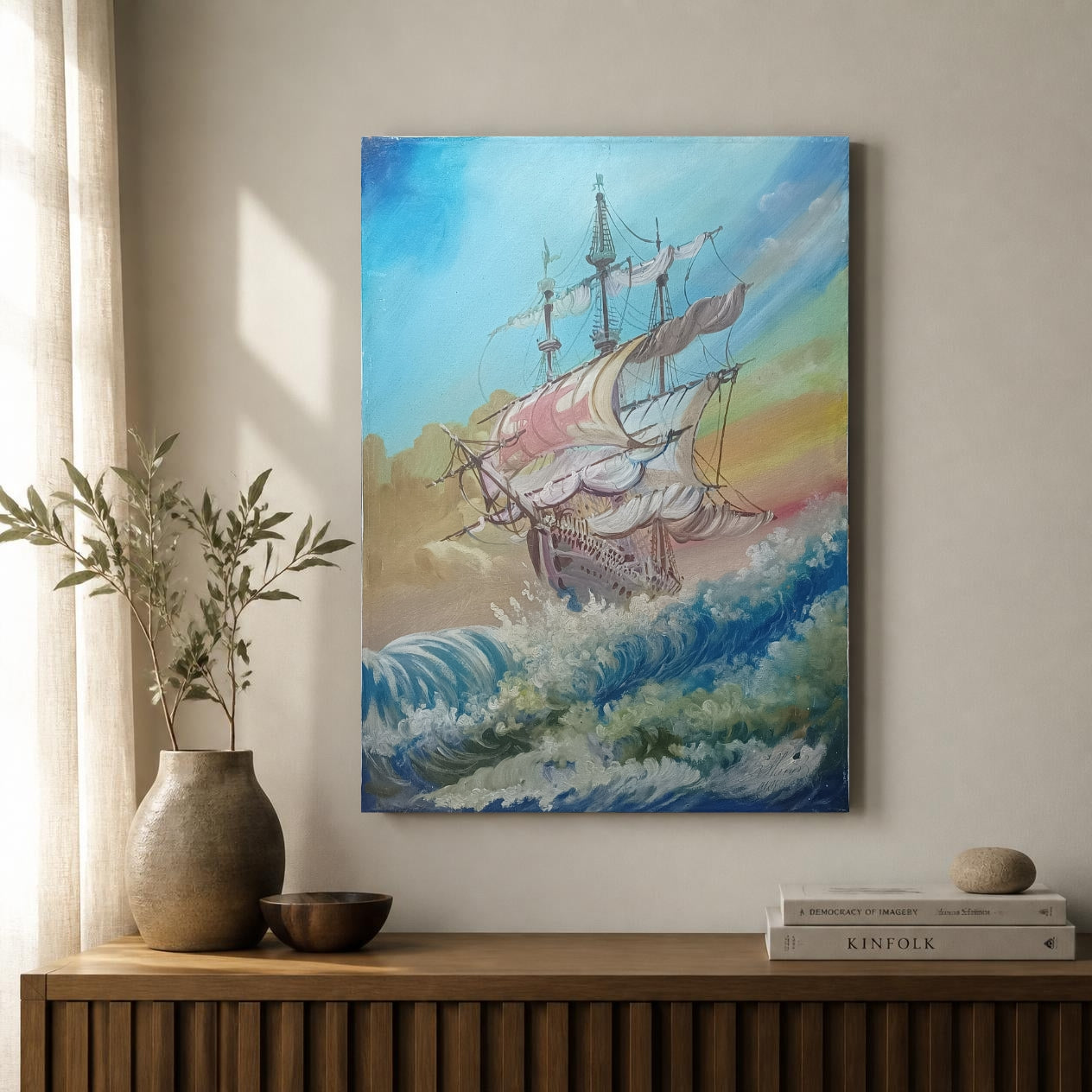 Obra de arte original - El Barco