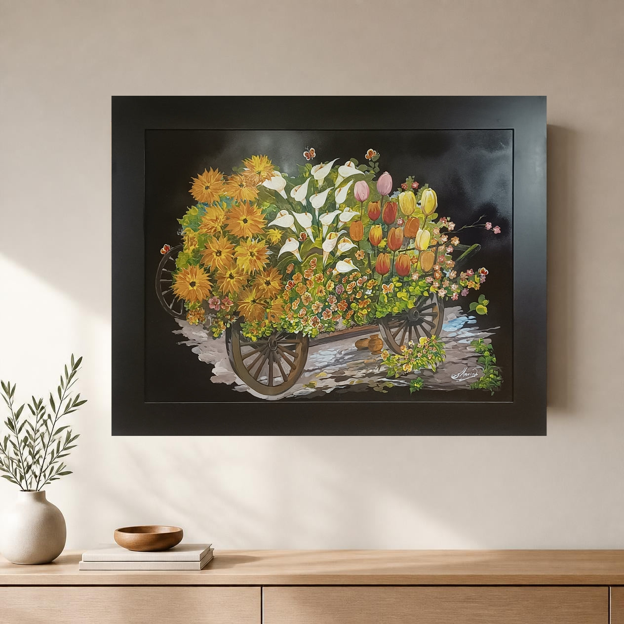 Obra de arte original - Carreta
