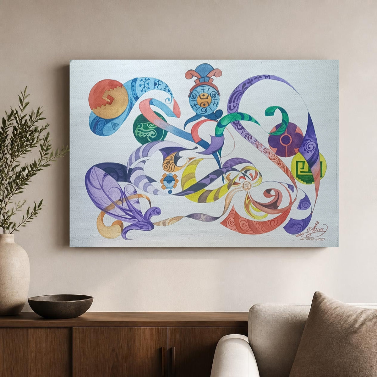 Obra de arte original - El tiempo