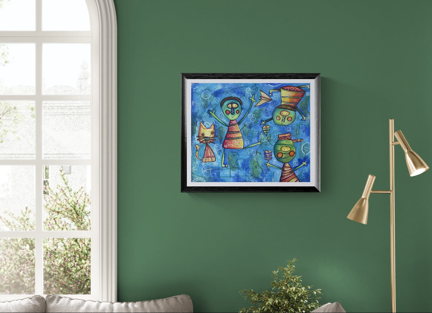 Obra de Arte Original -El avioncito