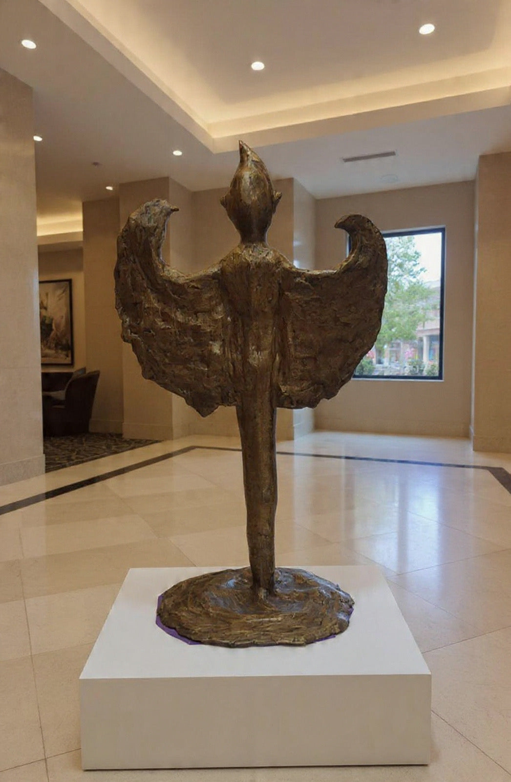 Escultura original - Hombre Fénix