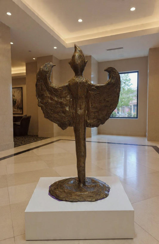 Escultura original - Hombre Fénix
