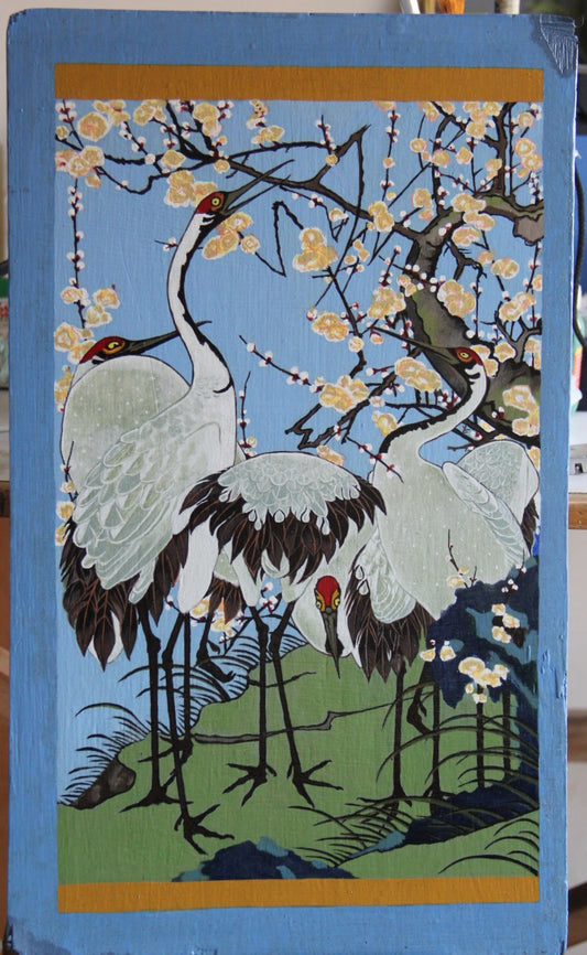 Flores y Garzas