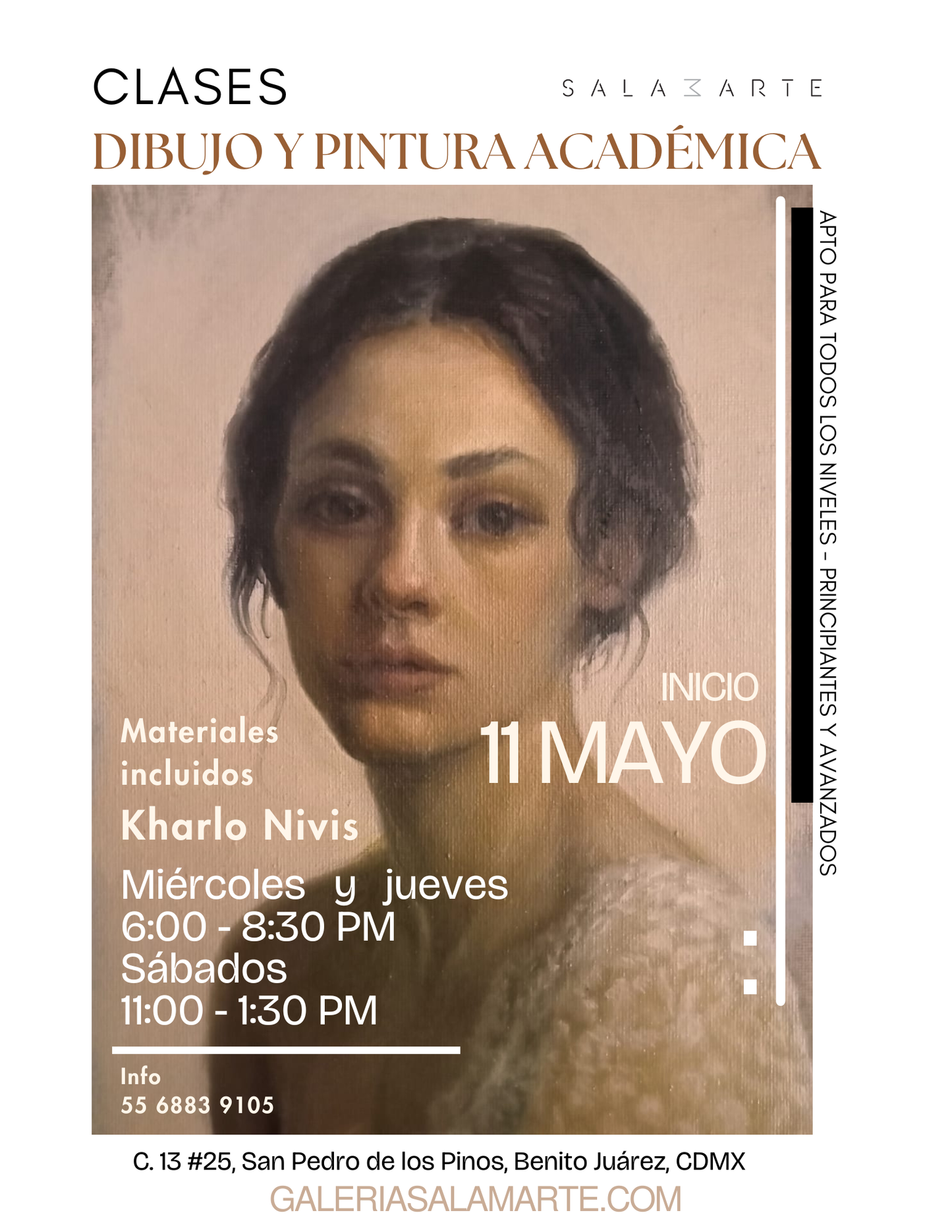 Clases de dibujo y pintura académica con Kharlo Nivis