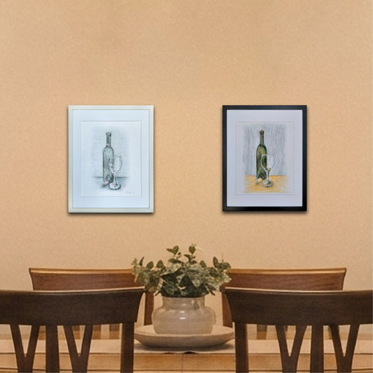 Arte contemporáneo - Par de bodegones