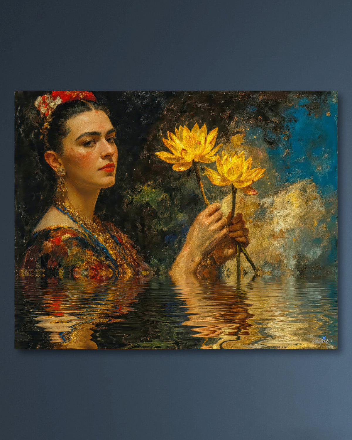“Frida y la Flor de la Conciencia” (La Flor que Renace)