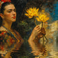 “Frida y la Flor de la Conciencia” (La Flor que Renace)